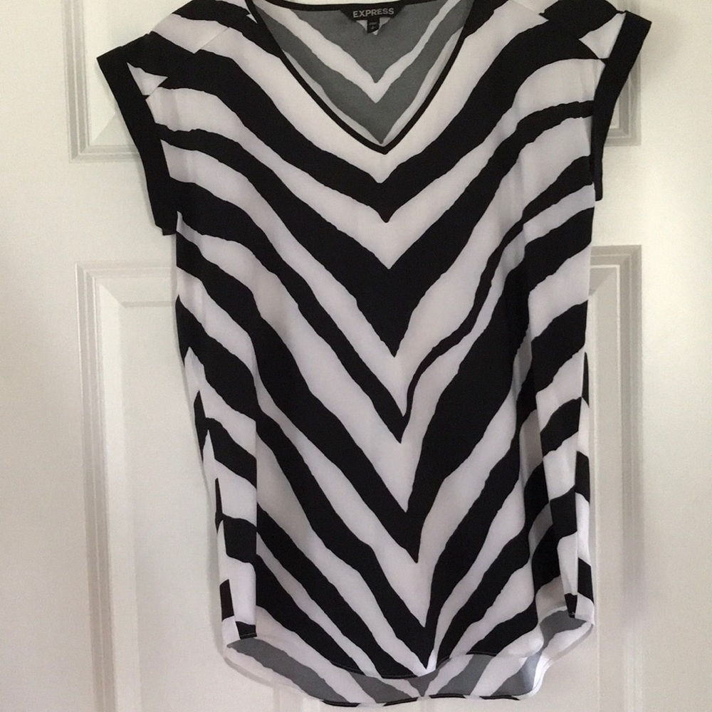 Express short sleeve blouse